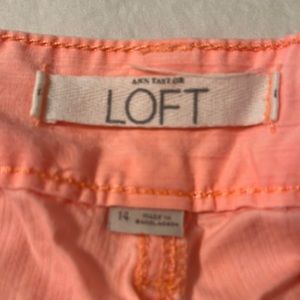 Loft peach short